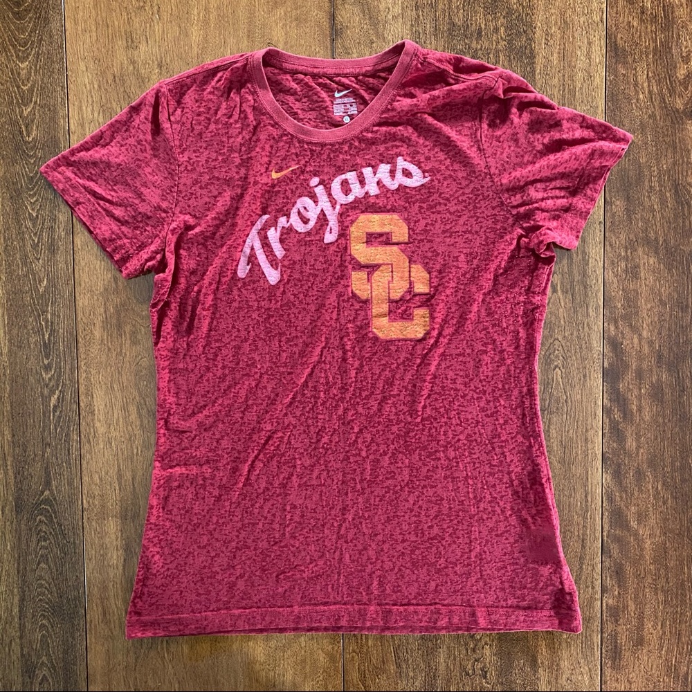Womens Nike USC Trojans t-shirt red large